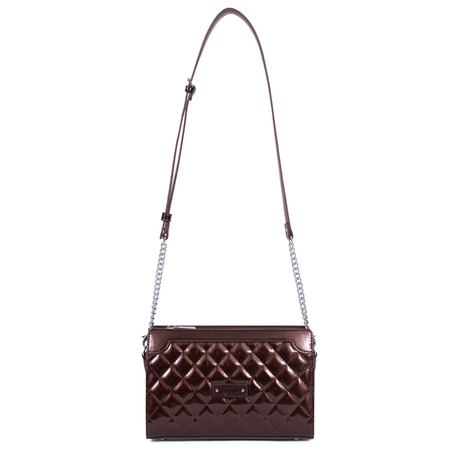 Sac porté travers - Synthétique verni