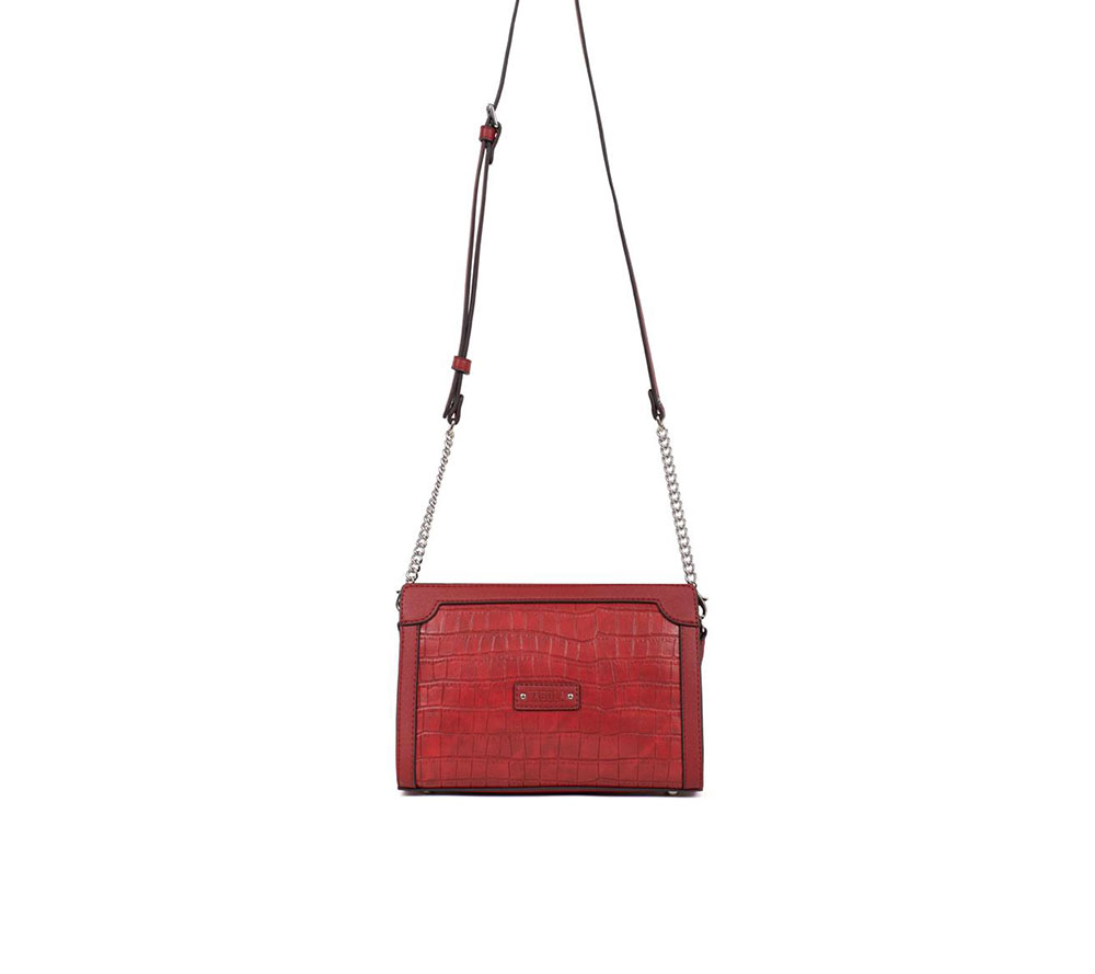 Sac à main - Synthétique grain croco - lisse