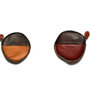 Porte monnaie rond multicolore